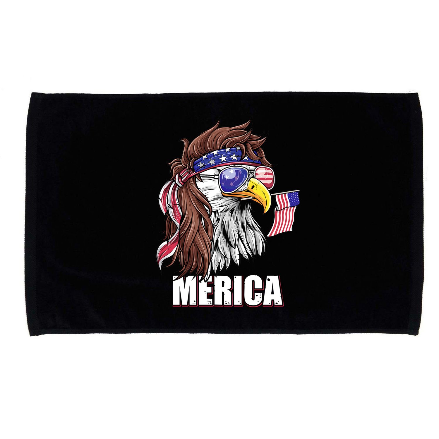 Eagle Mullet 4th Of July Usa American Flag Merica Gift Microfiber Hand Towel