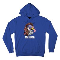 Eagle Mullet 4th Of July Usa American Flag Merica Gift Hoodie