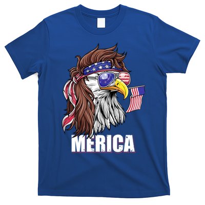 Eagle Mullet 4th Of July Usa American Flag Merica Gift T-Shirt