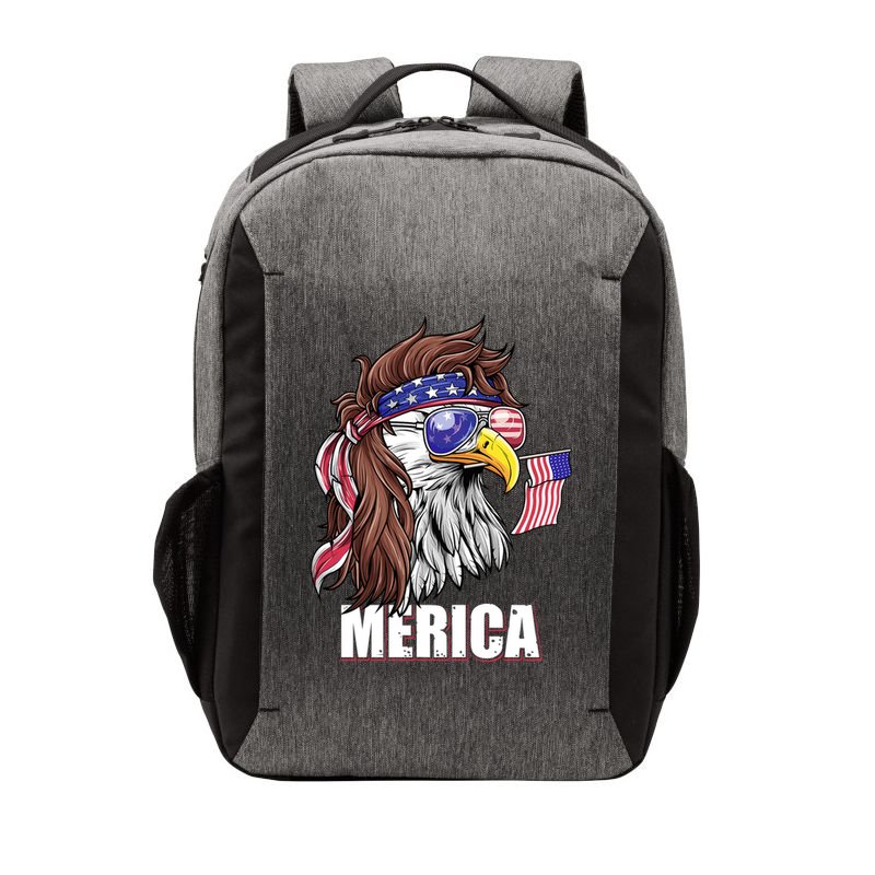 Eagle Mullet 4th Of July Usa American Flag Merica Gift Vector Backpack