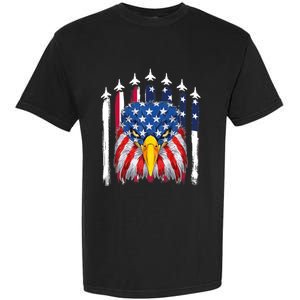 Eagle Mullet 4th Of July USA American Flag Merica Garment-Dyed Heavyweight T-Shirt