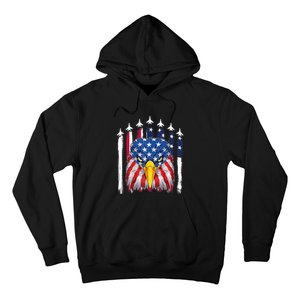 Eagle Mullet 4th Of July USA American Flag Merica Hoodie