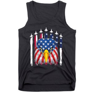 Eagle Mullet 4th Of July USA American Flag Merica Tank Top