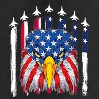 Eagle Mullet 4th Of July USA American Flag Merica Golf Towel