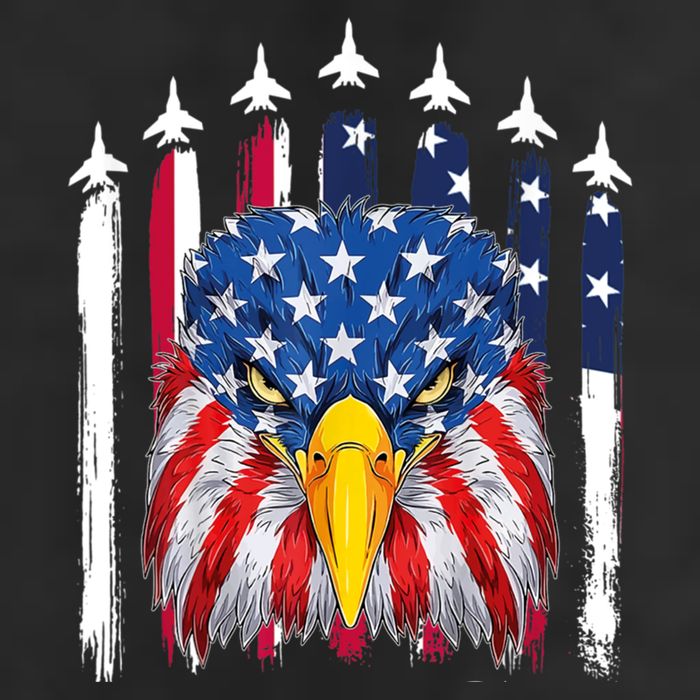 Eagle Mullet 4th Of July USA American Flag Merica Golf Towel