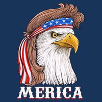 Eagle Mullet 4th Of July USA American Flag Merica Mesh Reversible Basketball Jersey Tank