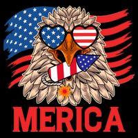 Eagle Mullet 4th Of July USA American Flag Merica Wool Snapback Cap
