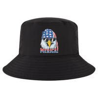 Eagle Merica 4th Of July Merica American Cool Comfort Performance Bucket Hat