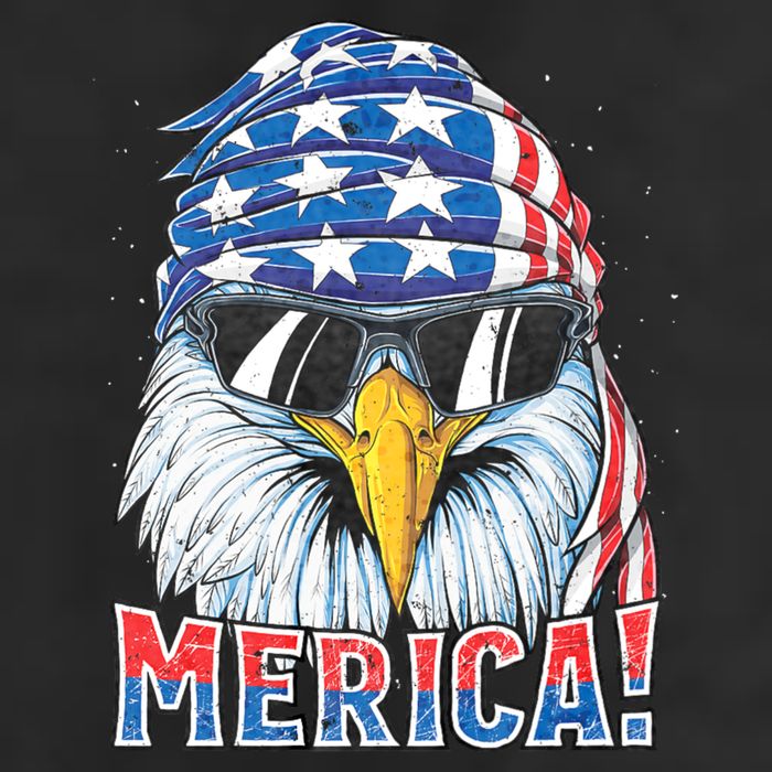 Eagle Merica 4th Of July Merica American Cool Comfort Performance Bucket Hat