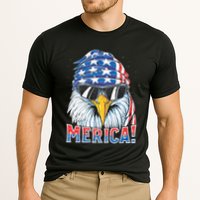 Eagle Merica 4th Of July Merica American Cooling Performance Crew T-Shirt