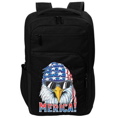 Eagle Merica 4th Of July Merica American Impact Tech Backpack