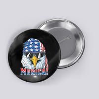 Eagle Merica 4th Of July Merica American Button