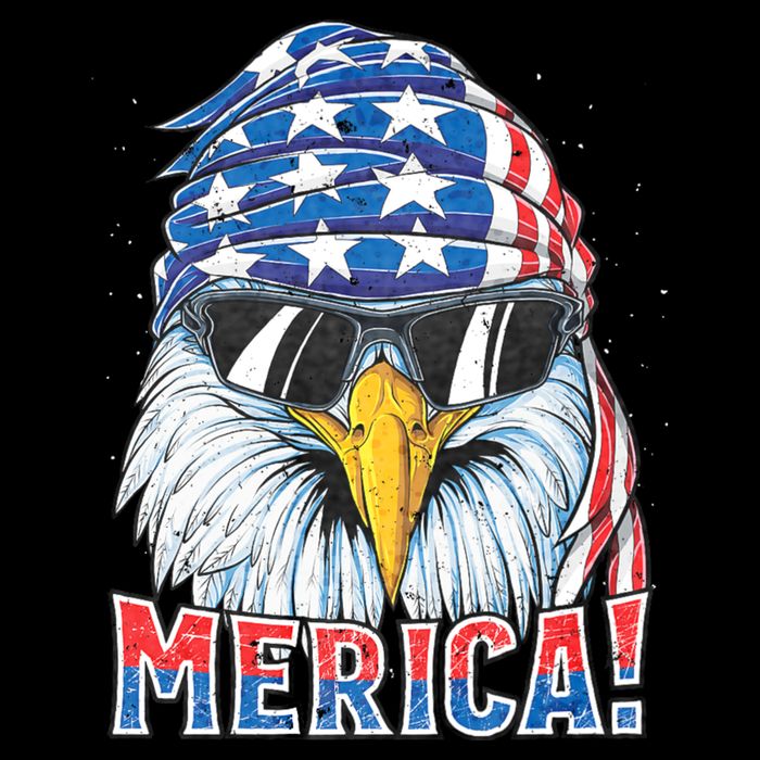 Eagle Merica 4th Of July Merica American Bucket Hat