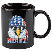 Eagle Merica 4th Of July Merica American 11oz C Handle Ceramic Mug