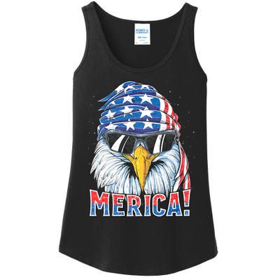 Eagle Merica 4th Of July Merica American Ladies Essential Tank