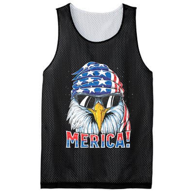 Eagle Merica 4th Of July Merica American Mesh Reversible Basketball Jersey Tank