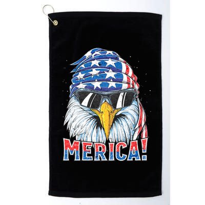 Eagle Merica 4th Of July Merica American Golf Towel