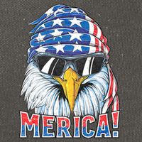 Eagle Merica 4th Of July Merica American Cotton Canvas Backpack