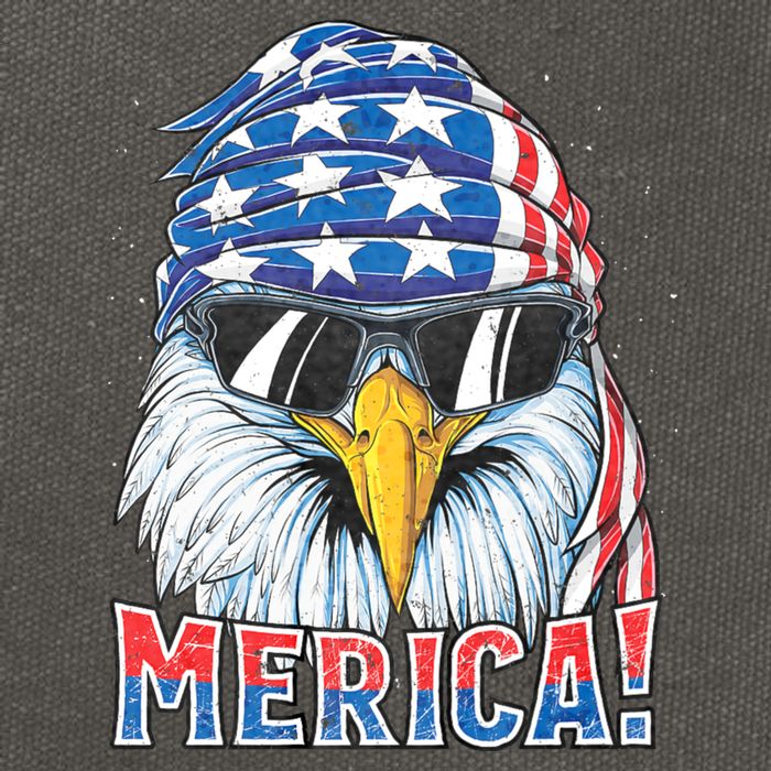 Eagle Merica 4th Of July Merica American Cotton Canvas Backpack
