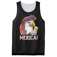 Eagle Mullet 4th Of July Beer USA American Flag Merica Mesh Reversible Basketball Jersey Tank