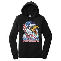 Eagle Merica 4th Of July Merica American Women's Pullover Hoodie