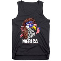 Eagle Mullet 4th Of July USA American Flag Merica Tank Top