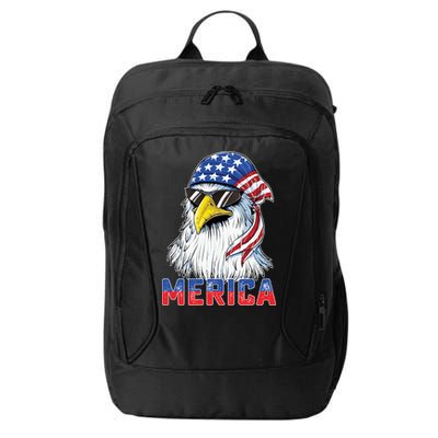 Eagle Merica 4th Of July Usa American Flag Patriotic Gift City Backpack