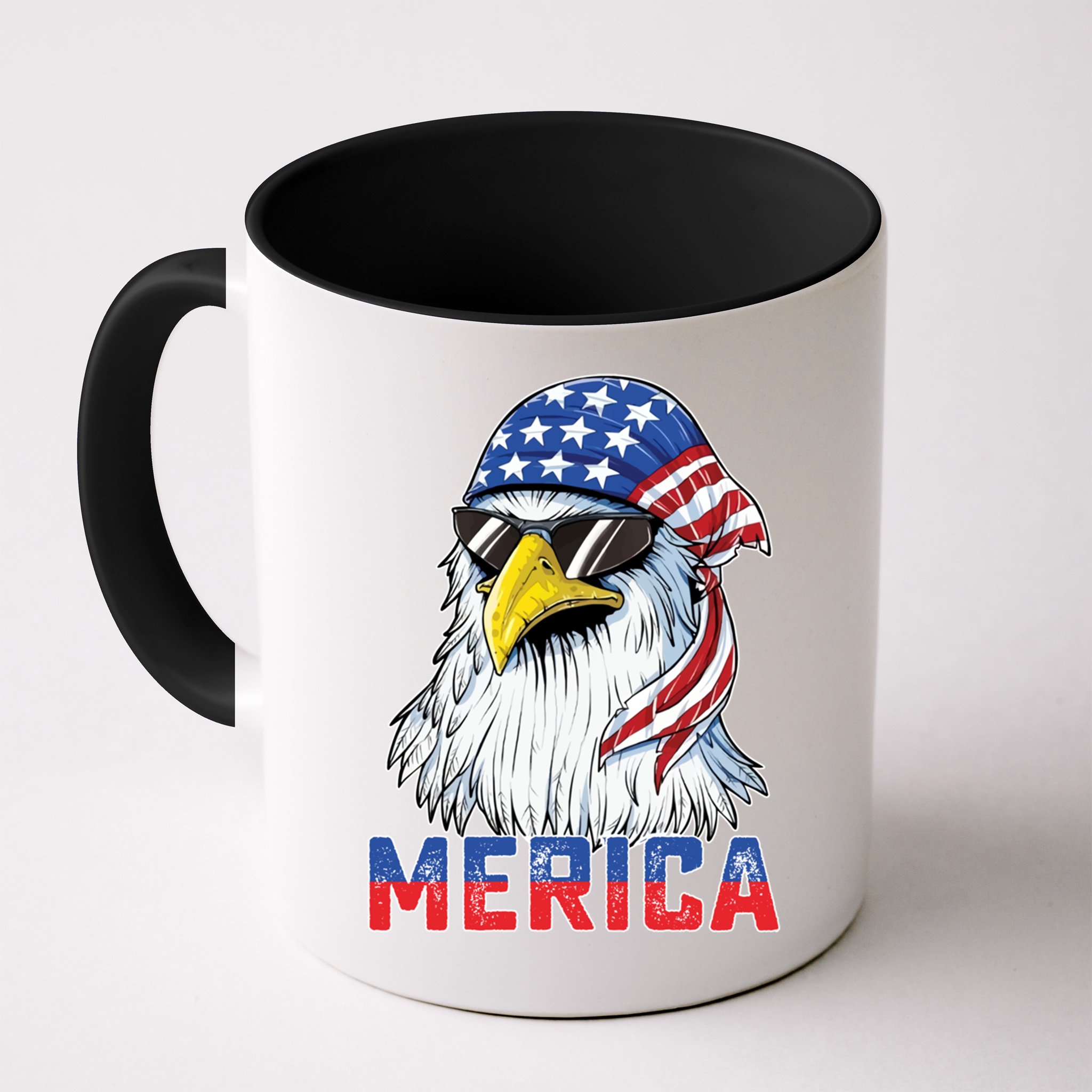 Eagle Merica 4th Of July Usa American Flag Patriotic Gift Mug