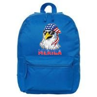 Eagle Merica 4th Of July Usa American Flag Patriotic Gift 16 in Basic Backpack
