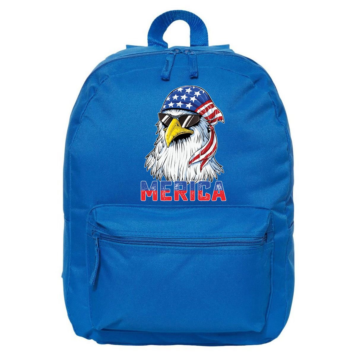 Eagle Merica 4th Of July Usa American Flag Patriotic Gift 16 in Basic Backpack