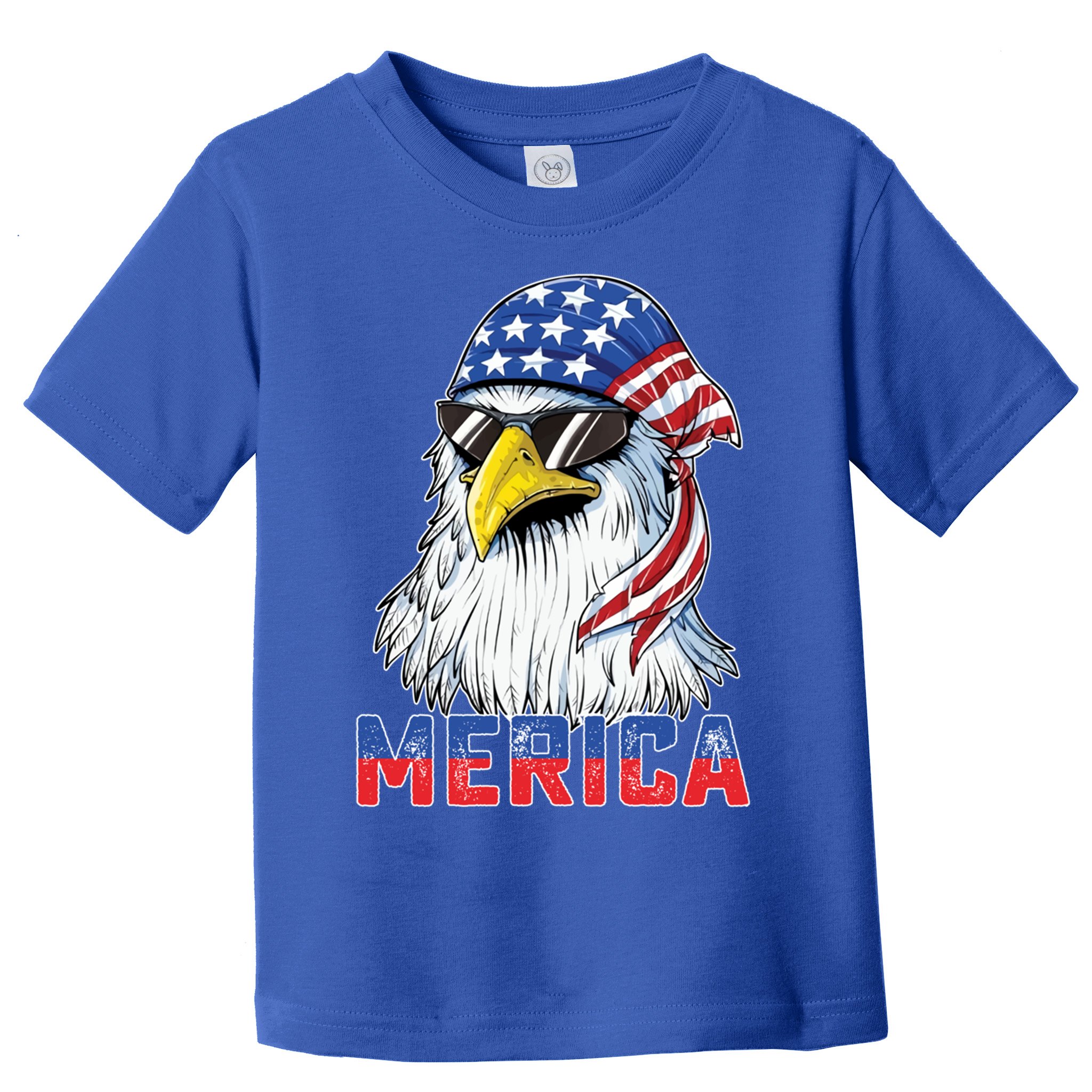 Eagle Merica 4th Of July Usa American Flag Patriotic Gift Toddler T-Shirt