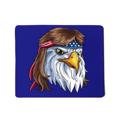 Eagle Mullet 4th Of July Merica American Flag Funny Gift Mousepad