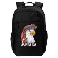 Eagle Mullet 4th Of July USA American Flag Merica Backpack