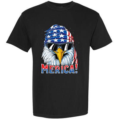 Eagle Merica 4th Of July Merica American Garment-Dyed Heavyweight T-Shirt