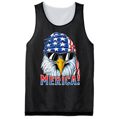 Eagle Merica 4th Of July Merica American Mesh Reversible Basketball Jersey Tank