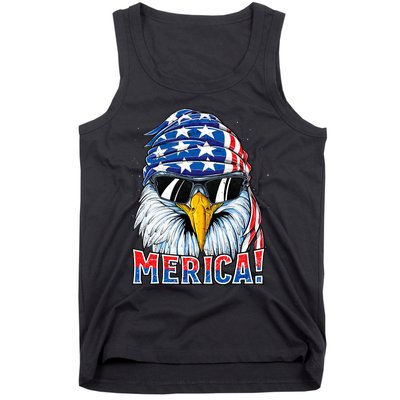 Eagle Merica 4th Of July Merica American Tank Top