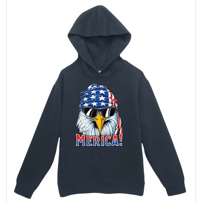 Eagle Merica 4th Of July Merica American Urban Pullover Hoodie