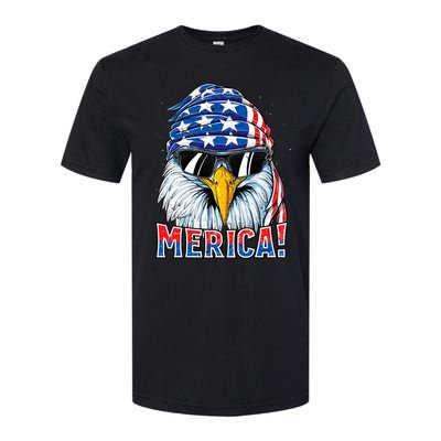 Eagle Merica 4th Of July Merica American Softstyle CVC T-Shirt