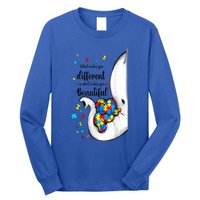 Elephant Mom Autism Awareness Colorful Puzzle Pieces Gift Long Sleeve Shirt