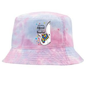 Elephant Mom Autism Awareness Colorful Puzzle Pieces Gift Tie-Dyed Bucket Hat