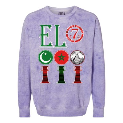 El Moorish American Clothing Colorblast Crewneck Sweatshirt