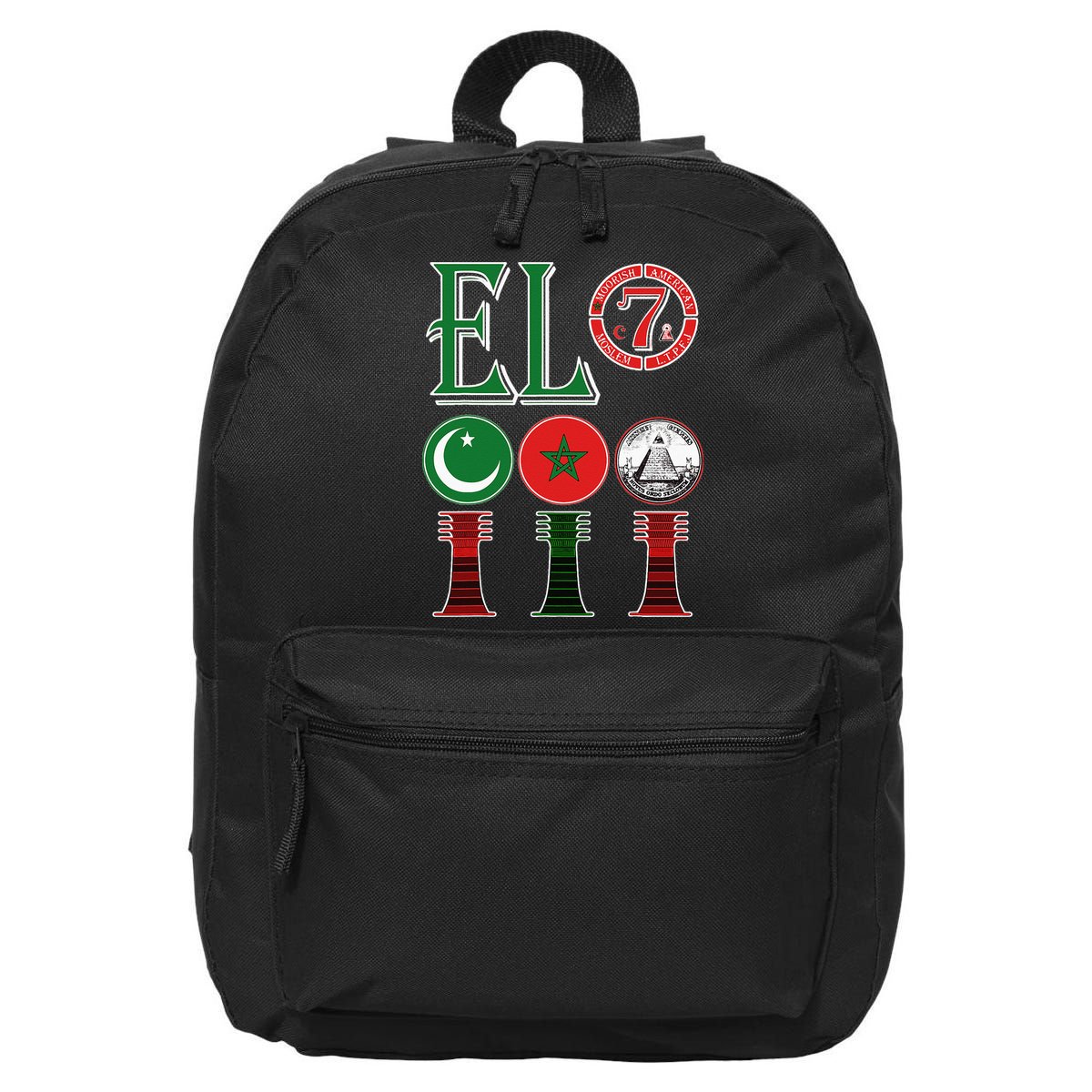 El Moorish American Clothing 16 in Basic Backpack