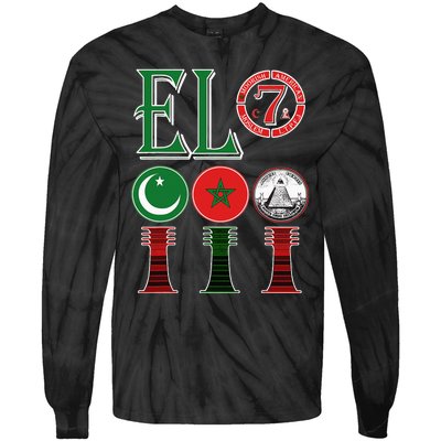 El Moorish American Clothing Tie-Dye Long Sleeve Shirt