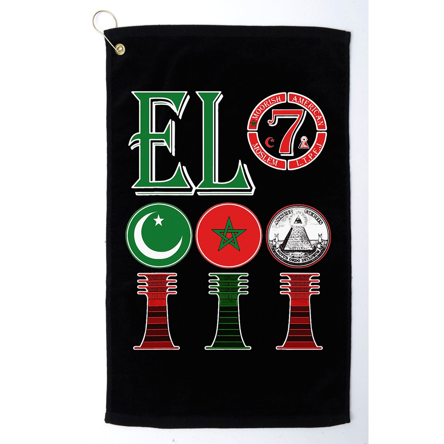 El Moorish American Clothing Golf Towel