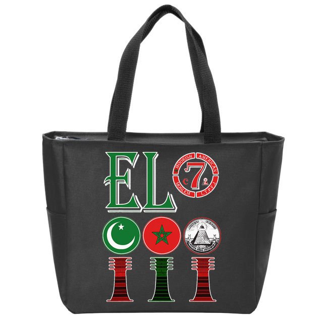 El Moorish American Clothing Zip Tote Bag