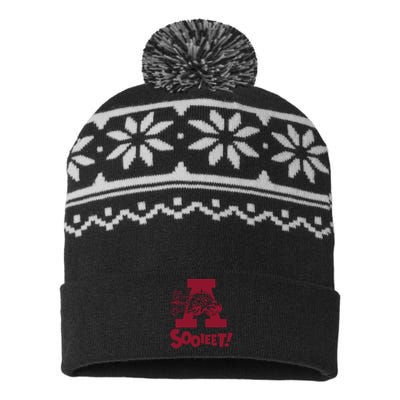 Eric Musselman ArKansas Sooieet Lightweight USA-Made Snowflake Beanie