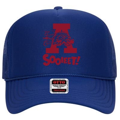 Eric Musselman ArKansas Sooieet Lightweight High Crown Mesh Back Trucker Hat