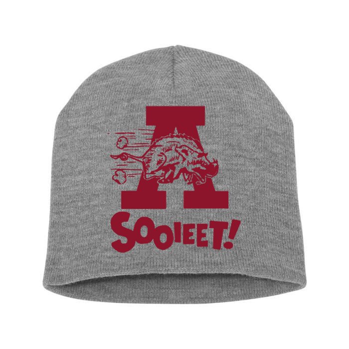 Eric Musselman ArKansas Sooieet Lightweight Short Acrylic Beanie