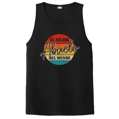 El Mejor Abuelo Del Mundo Vintage Fathers Day Dia Del Padre PosiCharge Competitor Tank