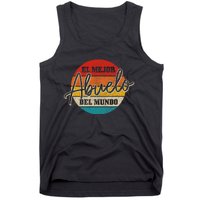 El Mejor Abuelo Del Mundo Vintage Fathers Day Dia Del Padre Tank Top